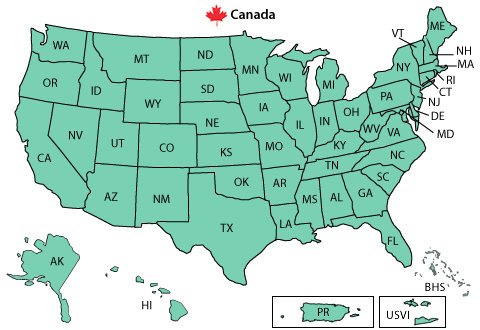 CoCoRaHS States